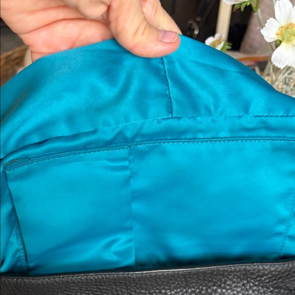 Vintage Coach Chelsea Black Pebbled Leather Shoulder - Picture 14 of 15